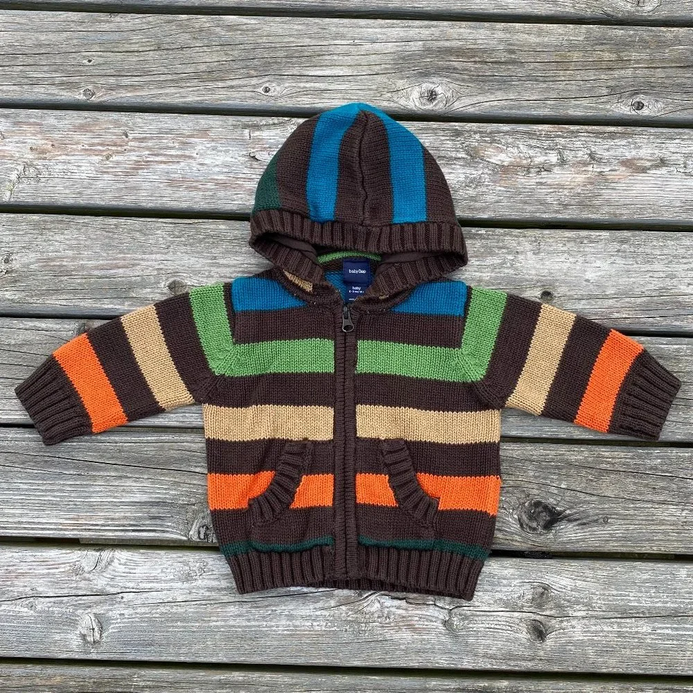 NWOT Baby Gap Infant Knit Sweater Hoodie